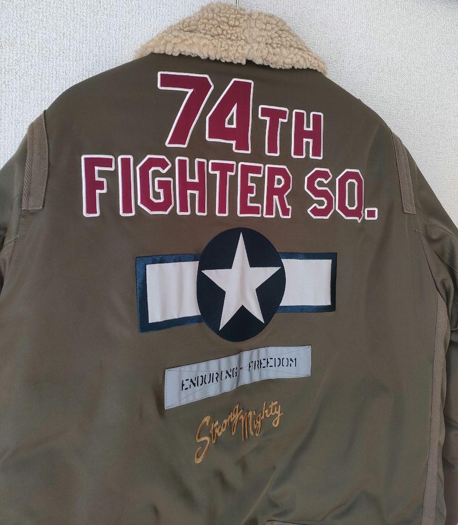 AVIREX B-3 フライトジャケット カーキ Lサイズ アウター