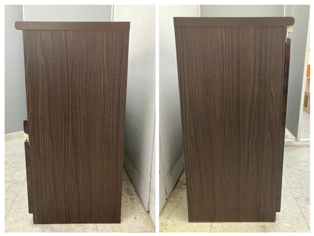 ニトリ レンジボード キッチンカウンター アルミナ2 120CTDBR ブラウン