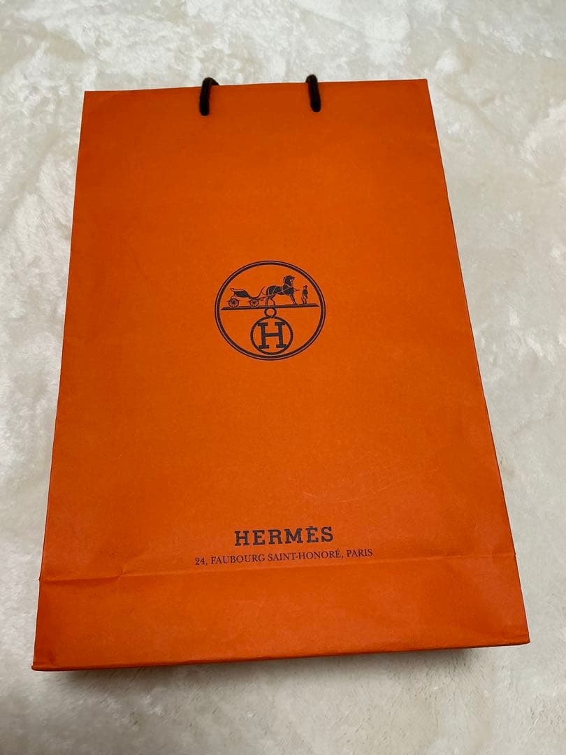 HERMES ピンク ホワイト タオル