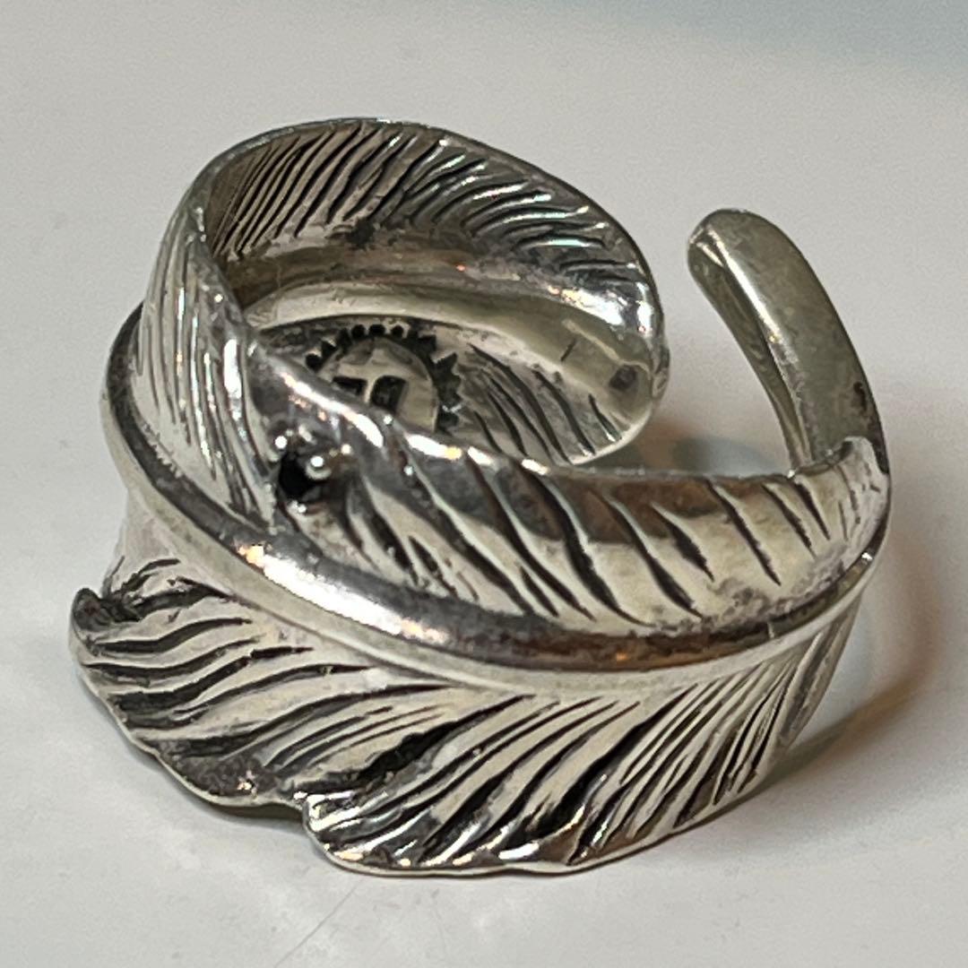 JAM  MADE シルバーフェザーリング 925 ブラックダイヤ