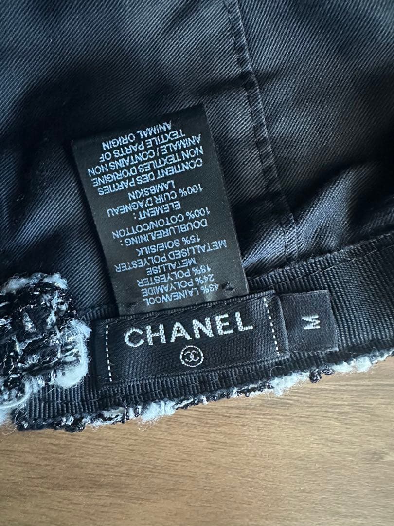 ふろりな様　CHANEL キャップ　ツイード