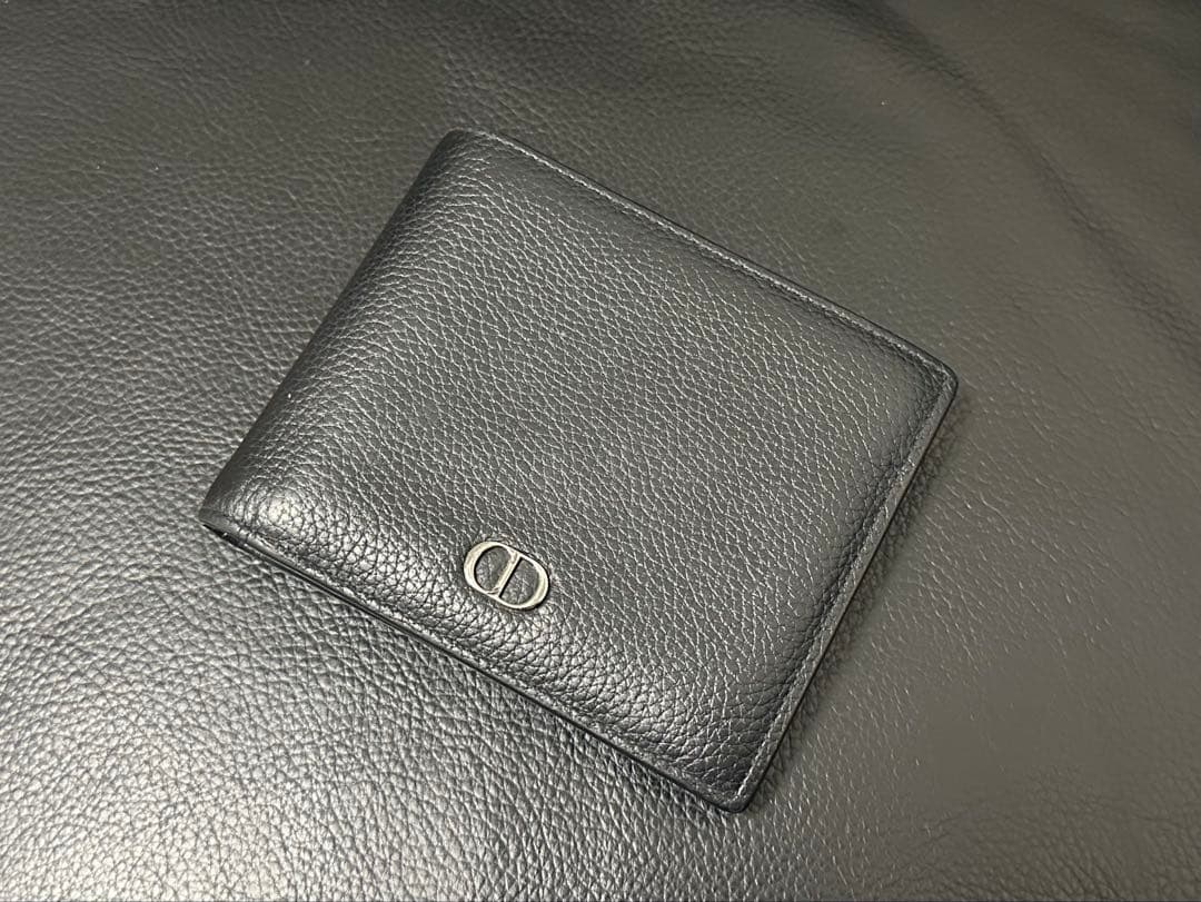 Dior 二つ折り財布 ブラック