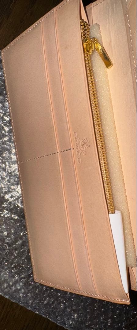 【新古品】ココマイスター　長財布　小銭入れあり　ブラック