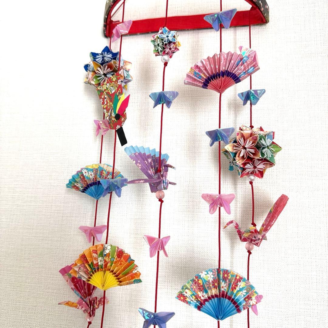 ① 吊るし飾り（大）　ひな祭り　お雛様　桃の節句　壁飾り