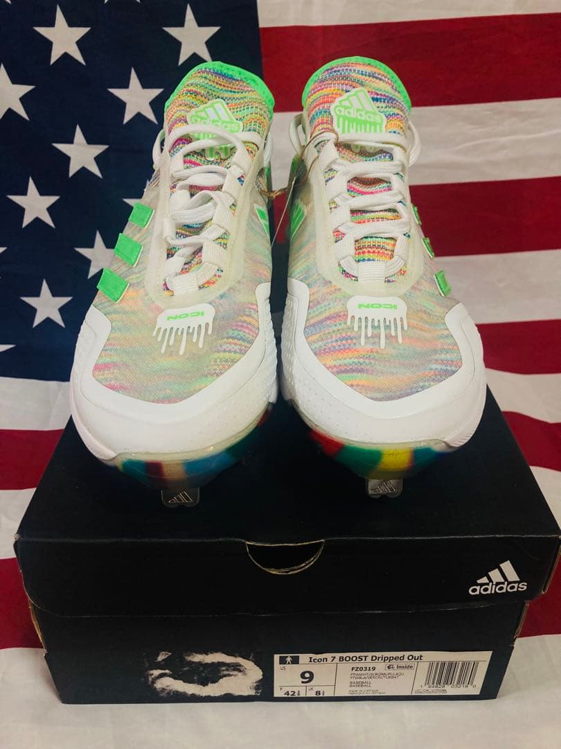 新品未使用adidas アディダスICON BOOST Dripped out
