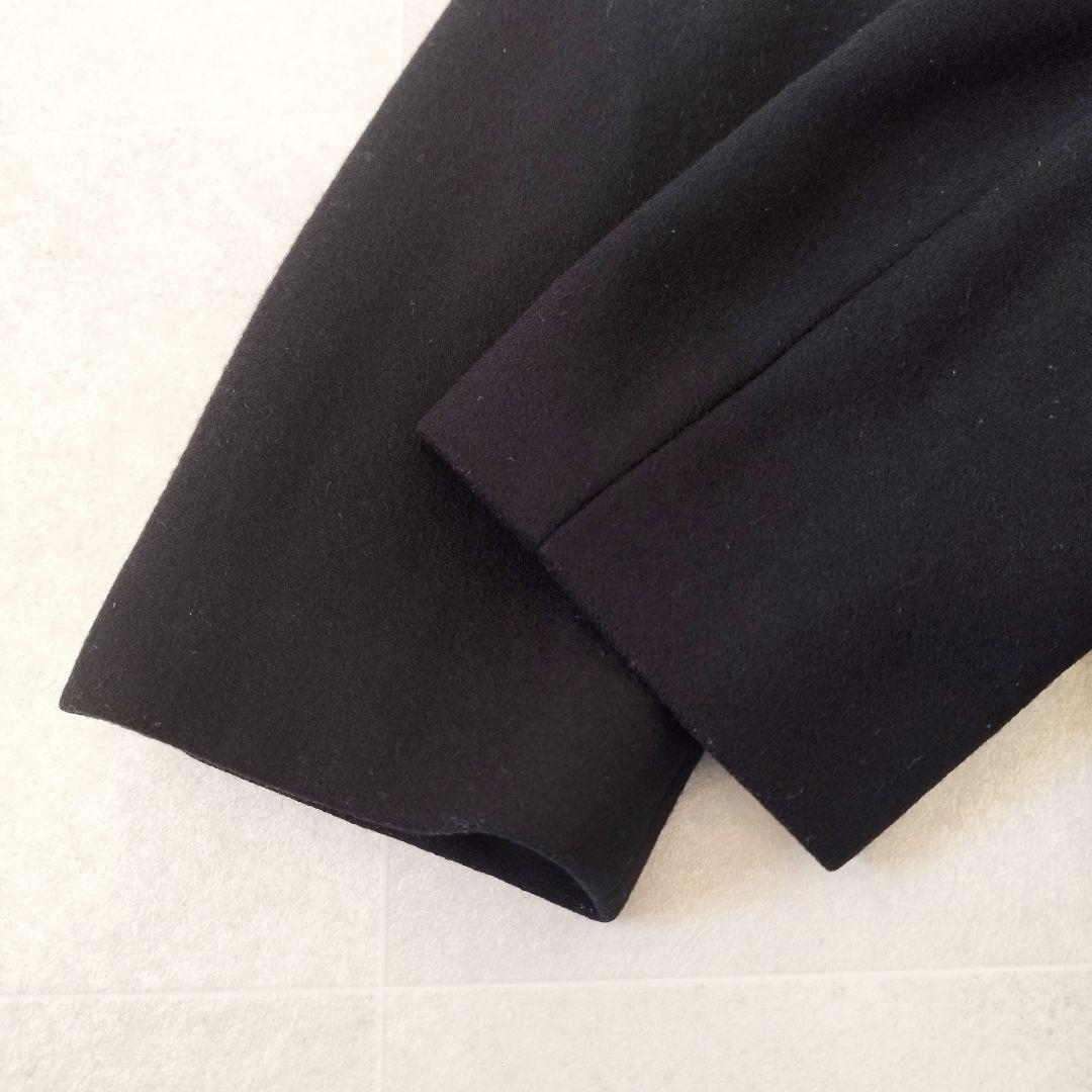 iCB シェルメルトンチェスターコート ロング丈コート Mサイズ 黒