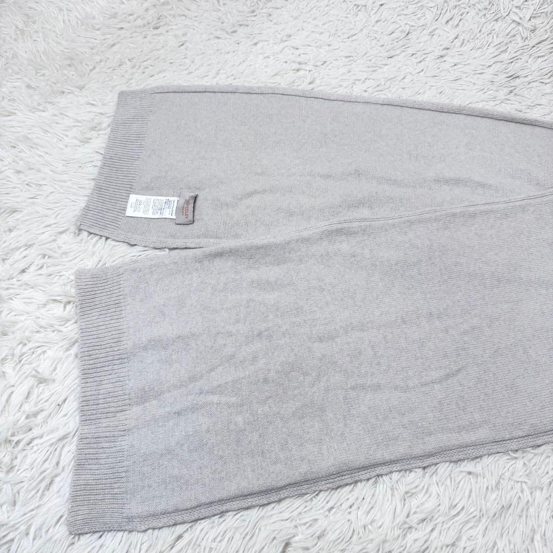 【カシミヤ混】JOHN SMEDLEY イギリス製 マフラー グレー