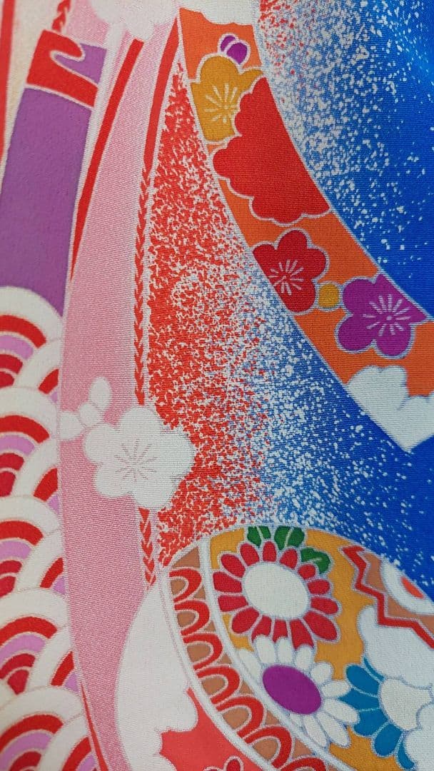 NA130アンティーク子供着物正絹七五三めちゃくちゃ綺麗着丈96センチ裄丈44