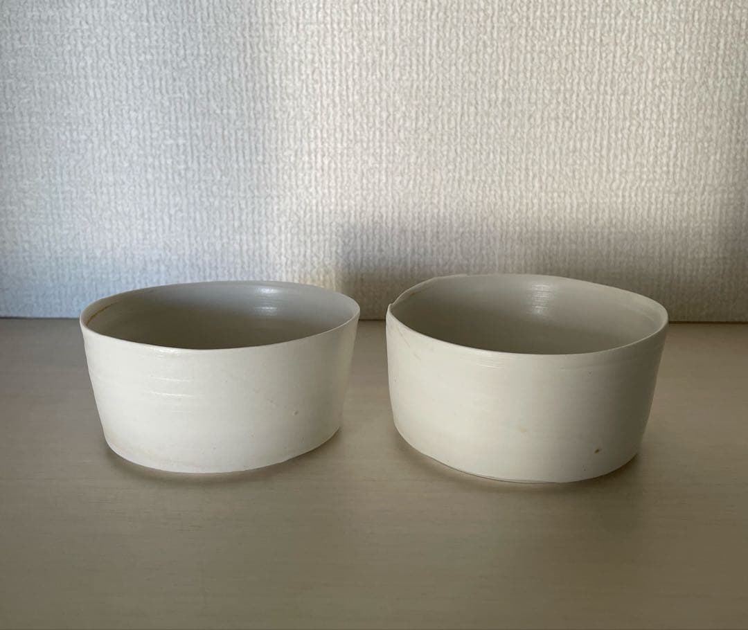 ※訳あり 未使用 黒田泰蔵 さん 白磁 器 小鉢6客セット 箱付 刻入