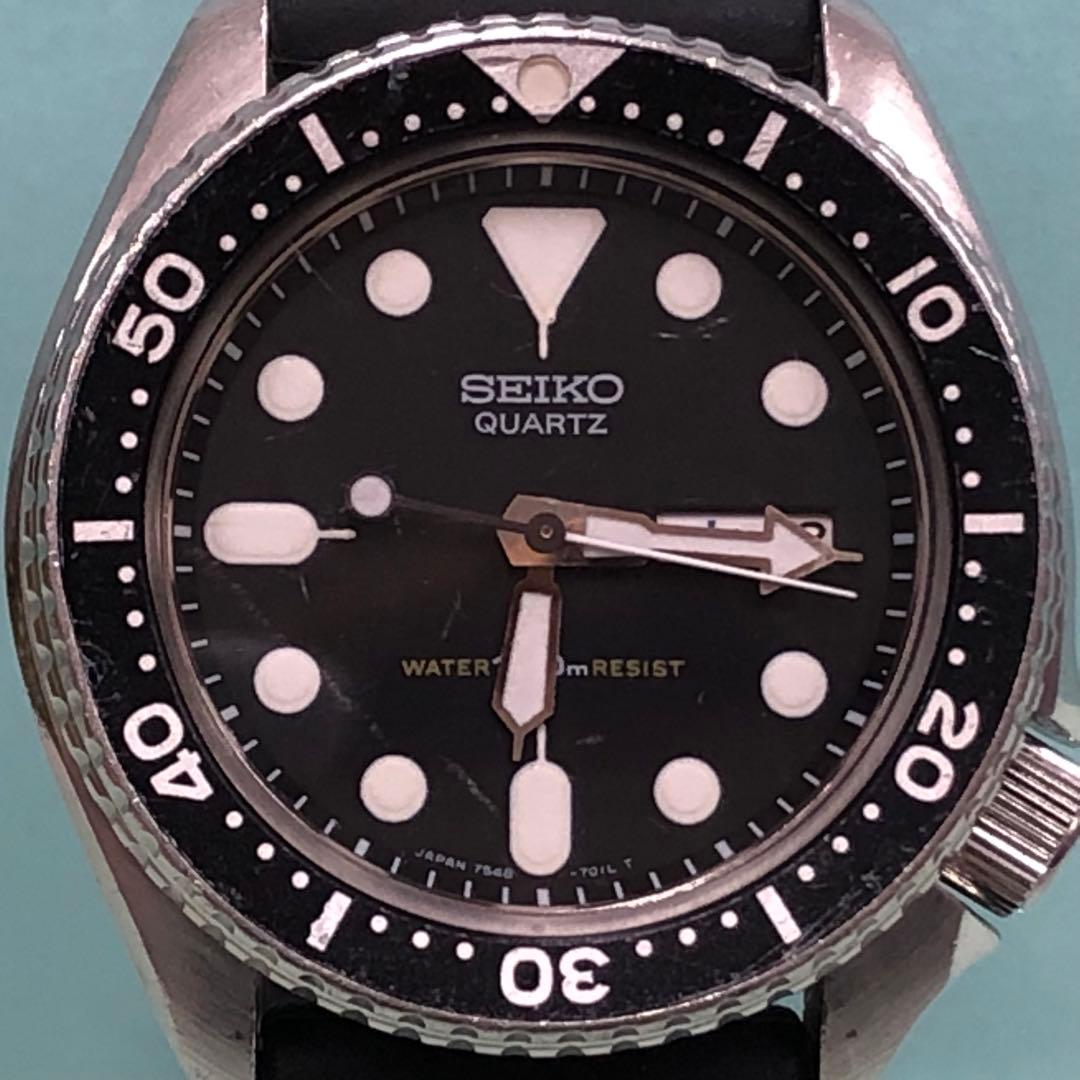 『電池交換済』SEIKO ダイバーウオッチ 7548-700/QZ/1982年製