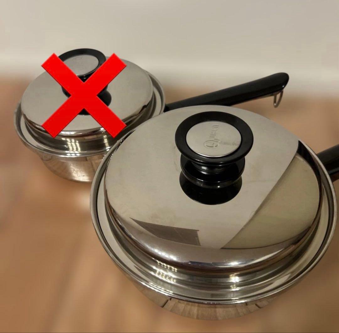 アムウェイ Amway　 クィーンクックウェア　 ソースパン　蓋付き　鍋　片手鍋