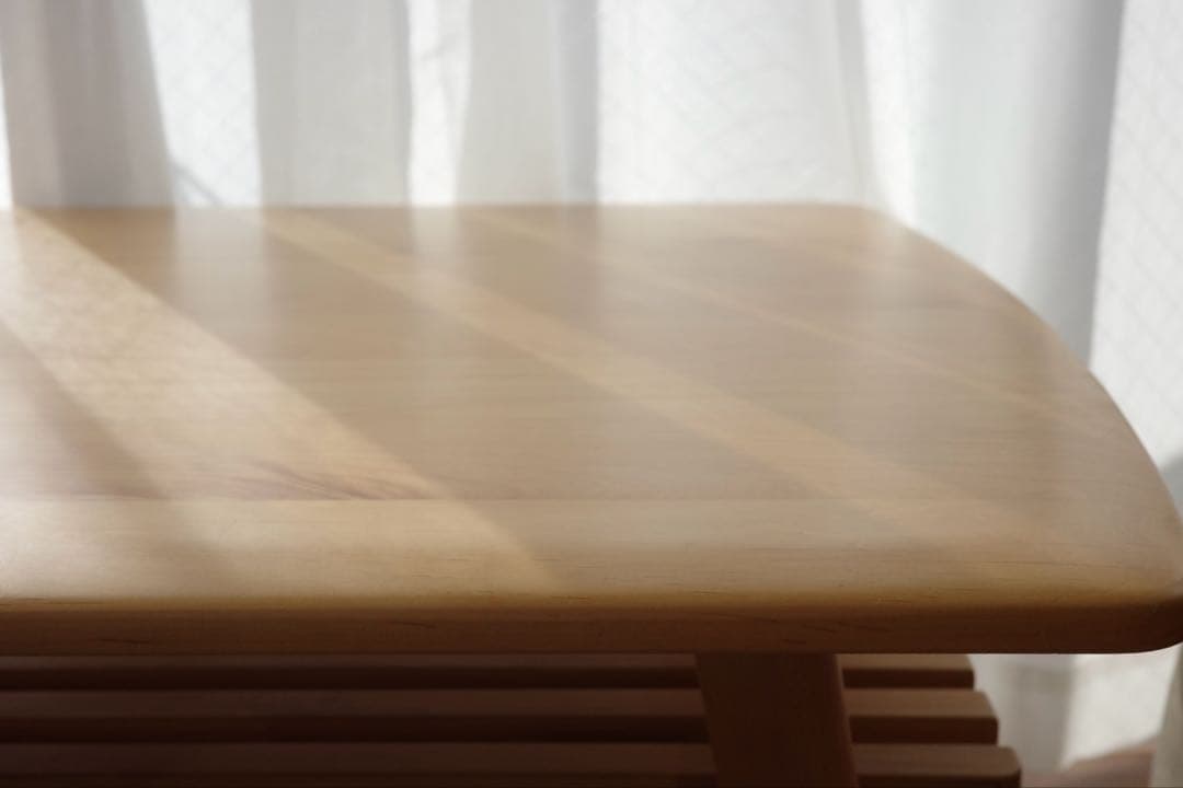 ニトリ 幅110cm 無垢材 天然木 センターテーブル アルナス110