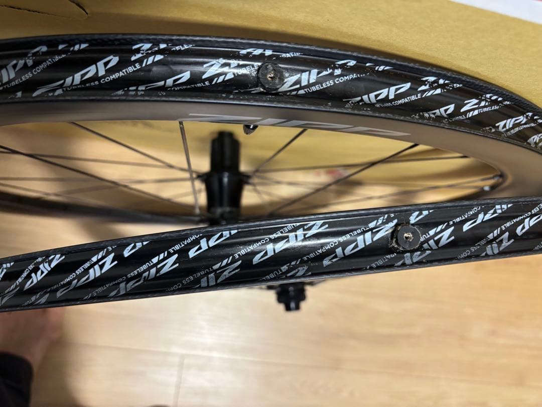 Zipp 303 S カーボンホイール 前後セット フックレス チューブレス