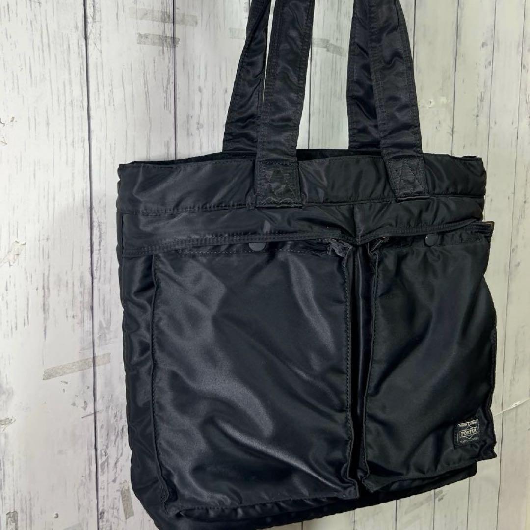 【美品・廃盤】PORTER 吉田カバン タンカー ビジネス トート 黒 A4