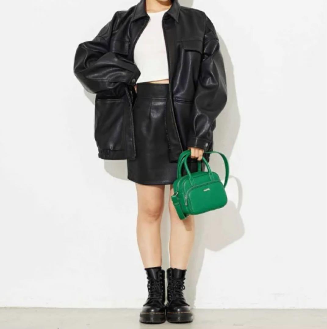 X-girl レザージャケット　レディース