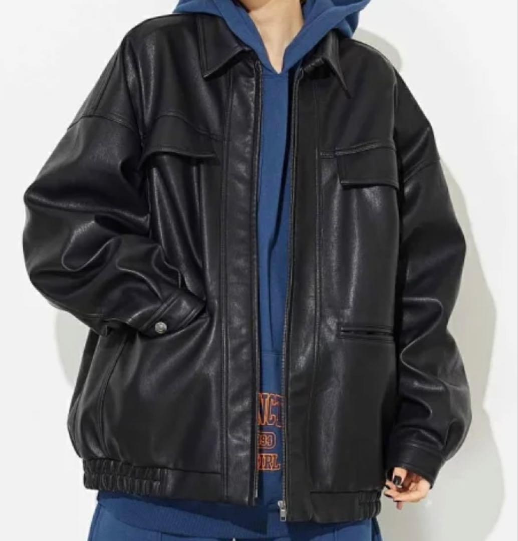 X-girl レザージャケット　レディース