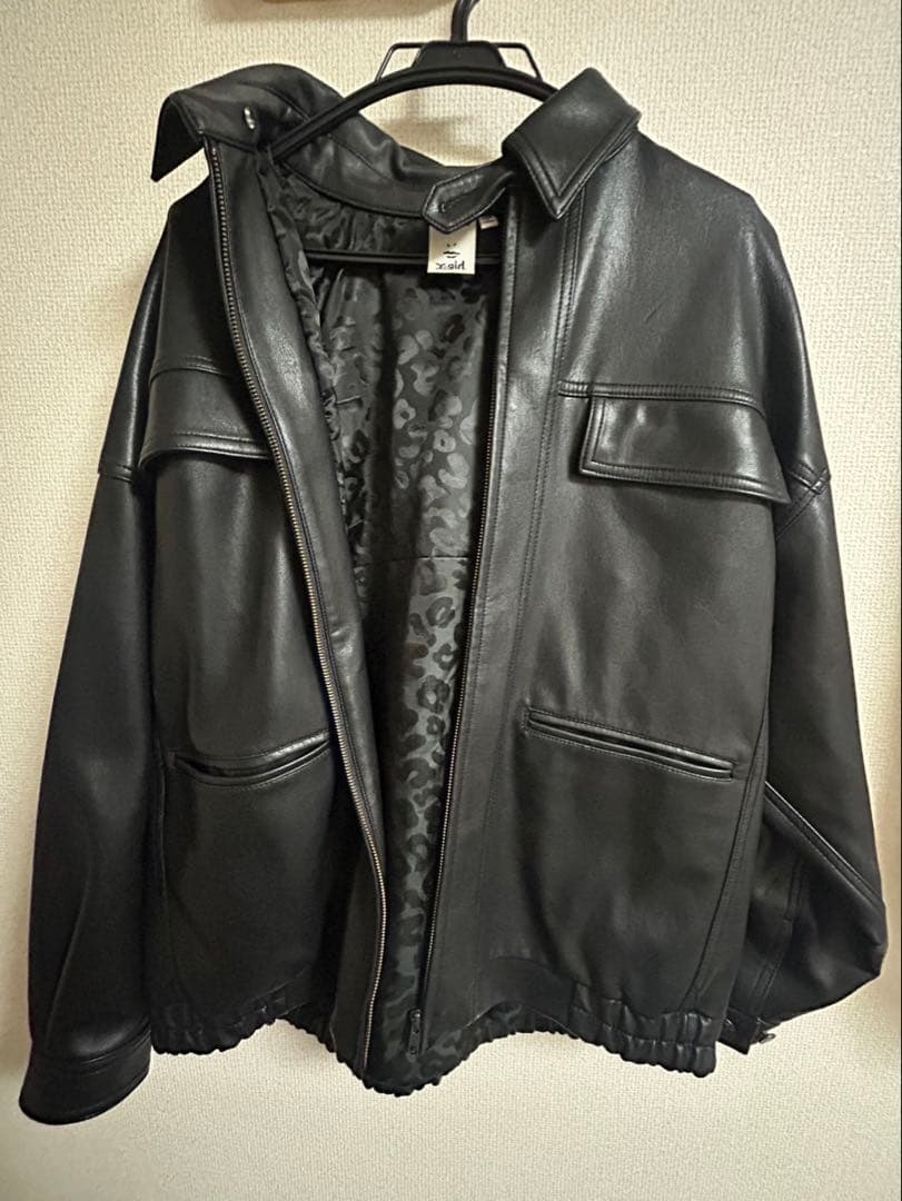 X-girl レザージャケット　レディース