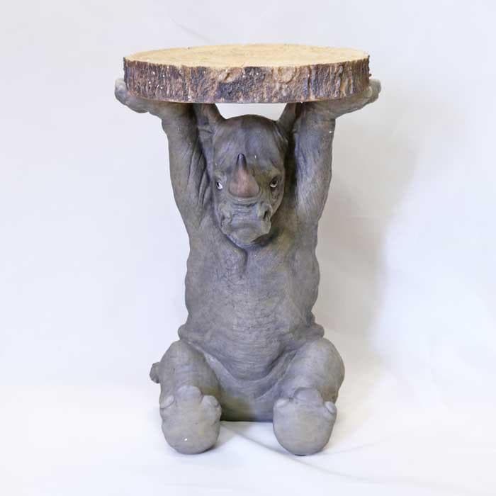 サイドテーブル ライノセラス サイ おしゃれ アニマル 動物 ソファ横 ポップ