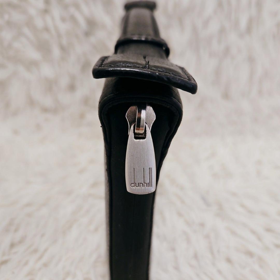 dunhill ダンヒル オーガナイザー ダ ブルジップ トラベルケース 黒