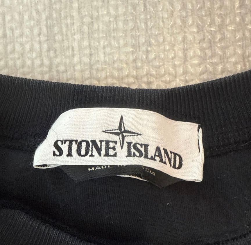 STONE  ブラック長袖シャツ