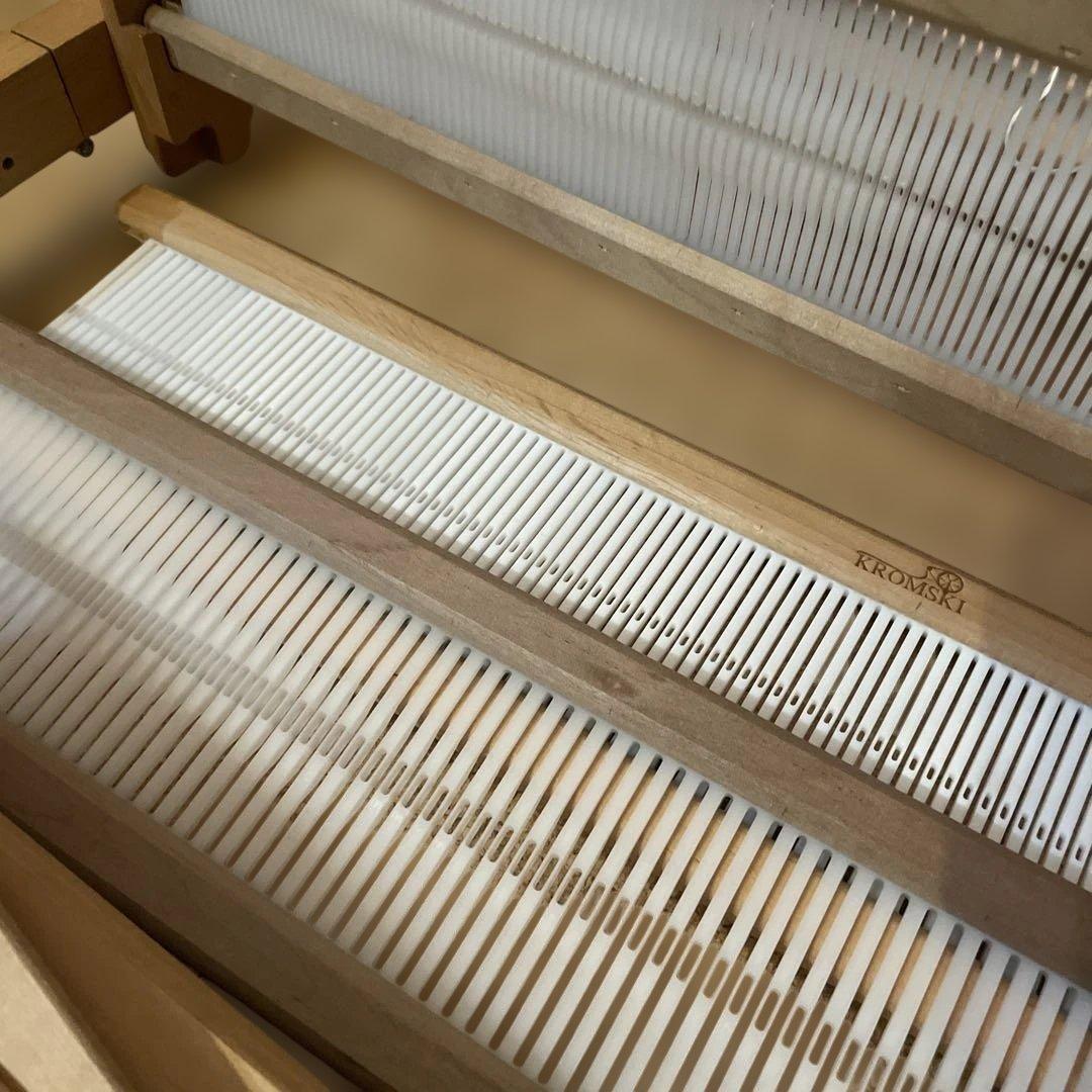 【折畳卓上織機】クロムスキー・クロッスノ織り機60cm+セカンドへドル+おまけ