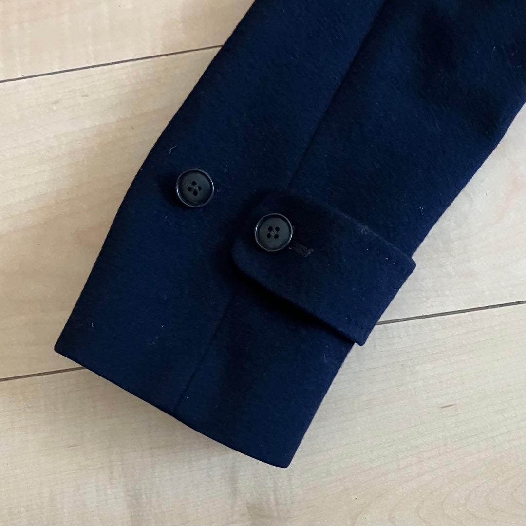 ロロピアーナ×SHIPS ステンカラーコート　紺