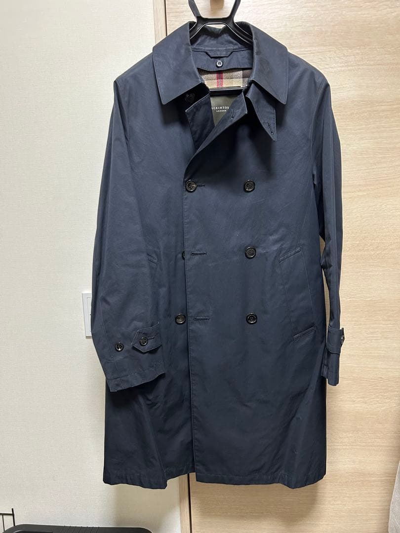 ボ*タ様 Mckintosh London ネイビー トレンチコート サイズ40