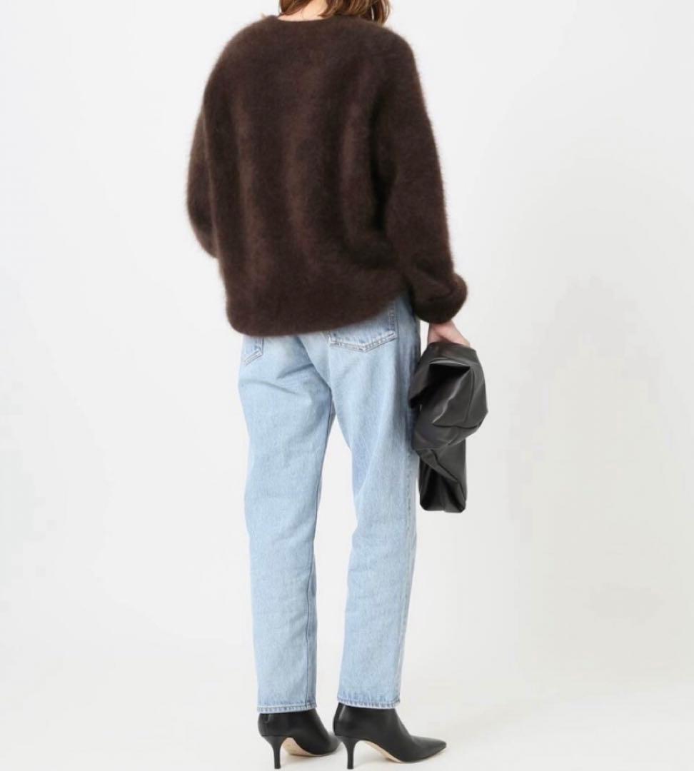 ドゥーズィエムクラス　Fluffy sweater ニット　ブラウン　美品