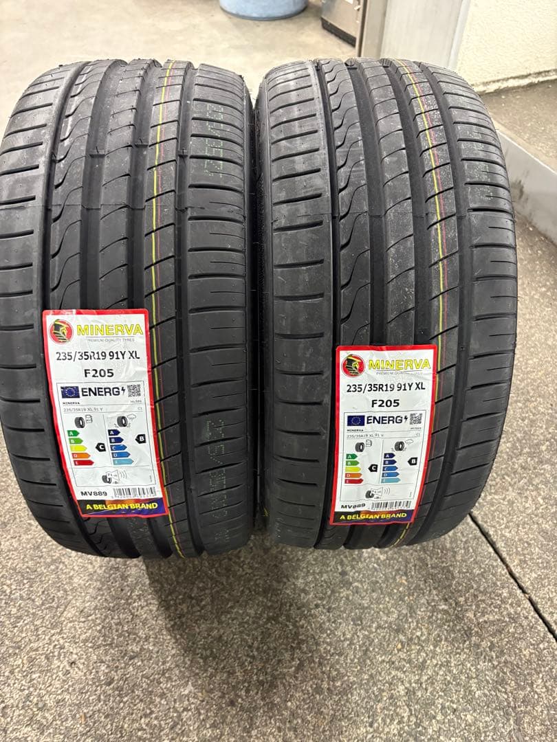 【新品未使用】25年製MINERVA F205 235/35R19 91Y 2本