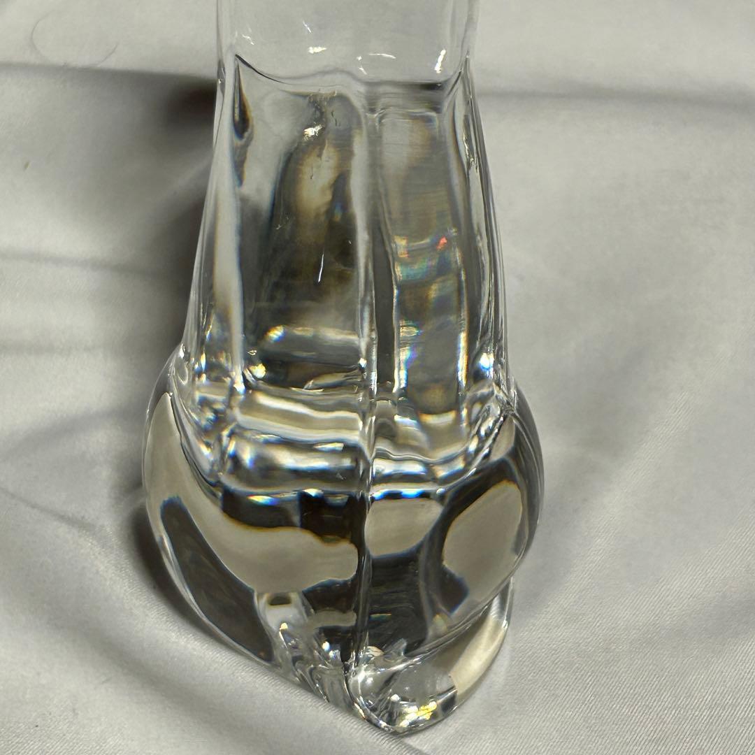 バカラ　エジプシャンキャット　フィギュリン　猫　クリスタル　置物