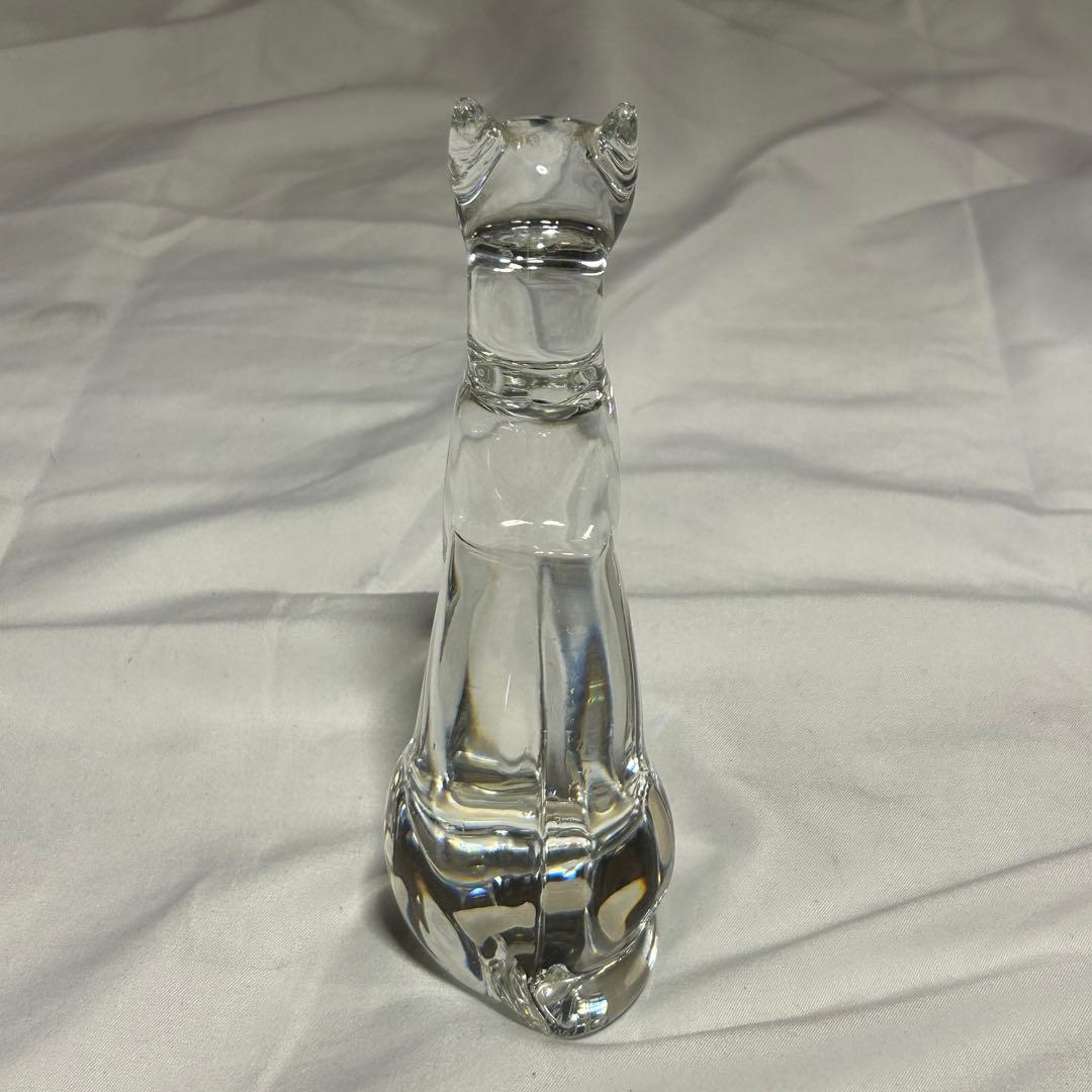 バカラ　エジプシャンキャット　フィギュリン　猫　クリスタル　置物