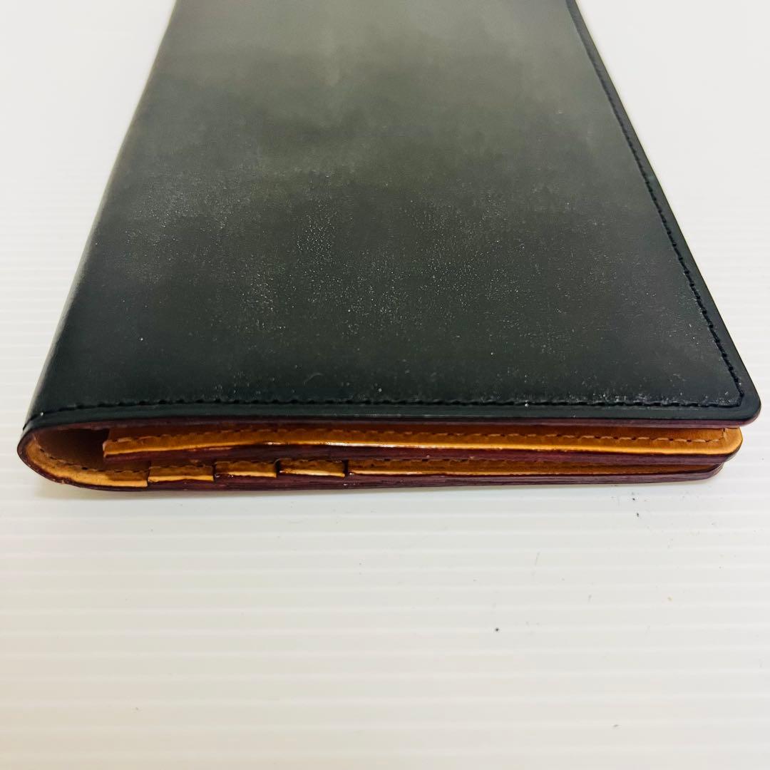 【美品】 GANZO ガンゾ THIN BRIDLE シンブライドル　長財布