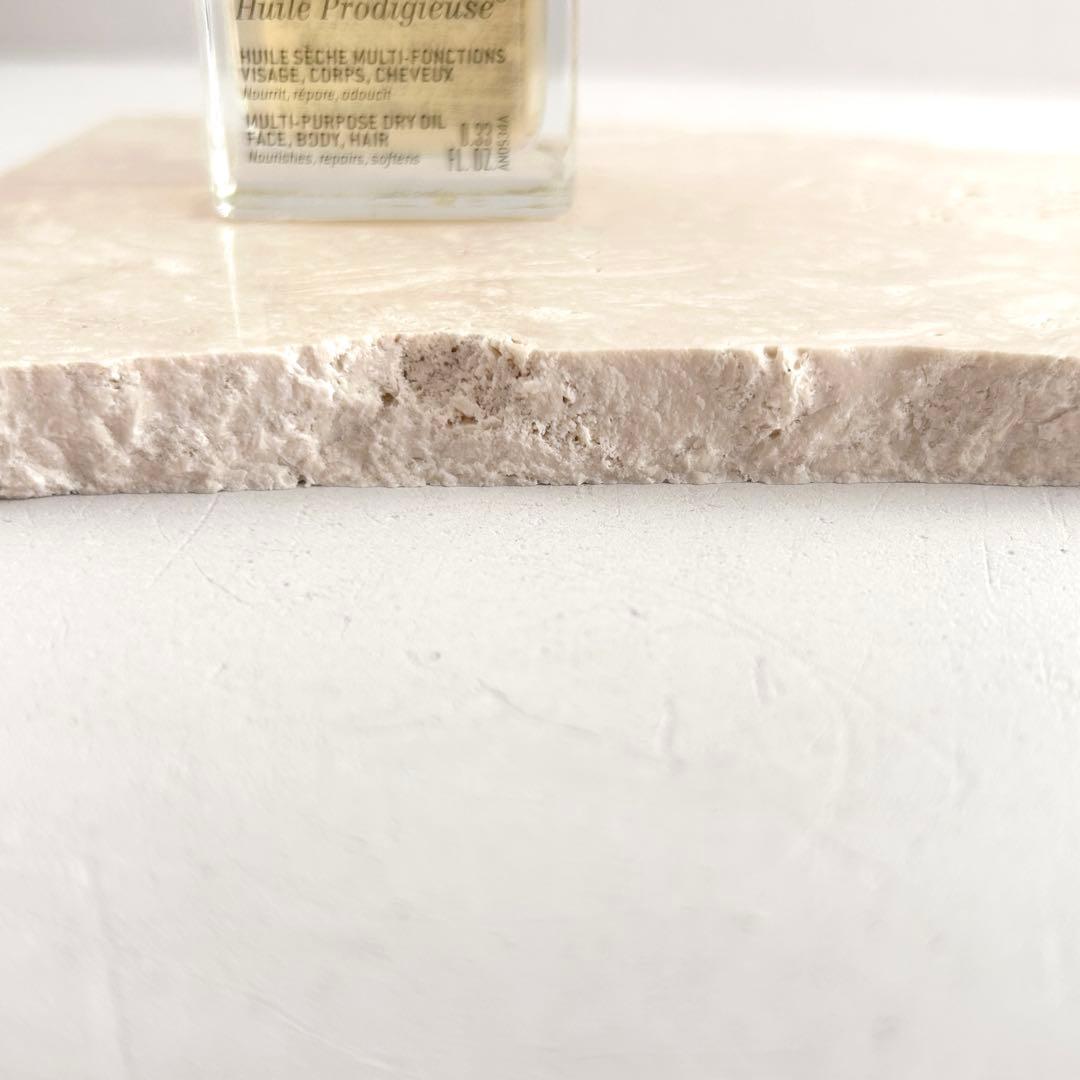 511ロマノトラバーチン（大理石端材プレート）