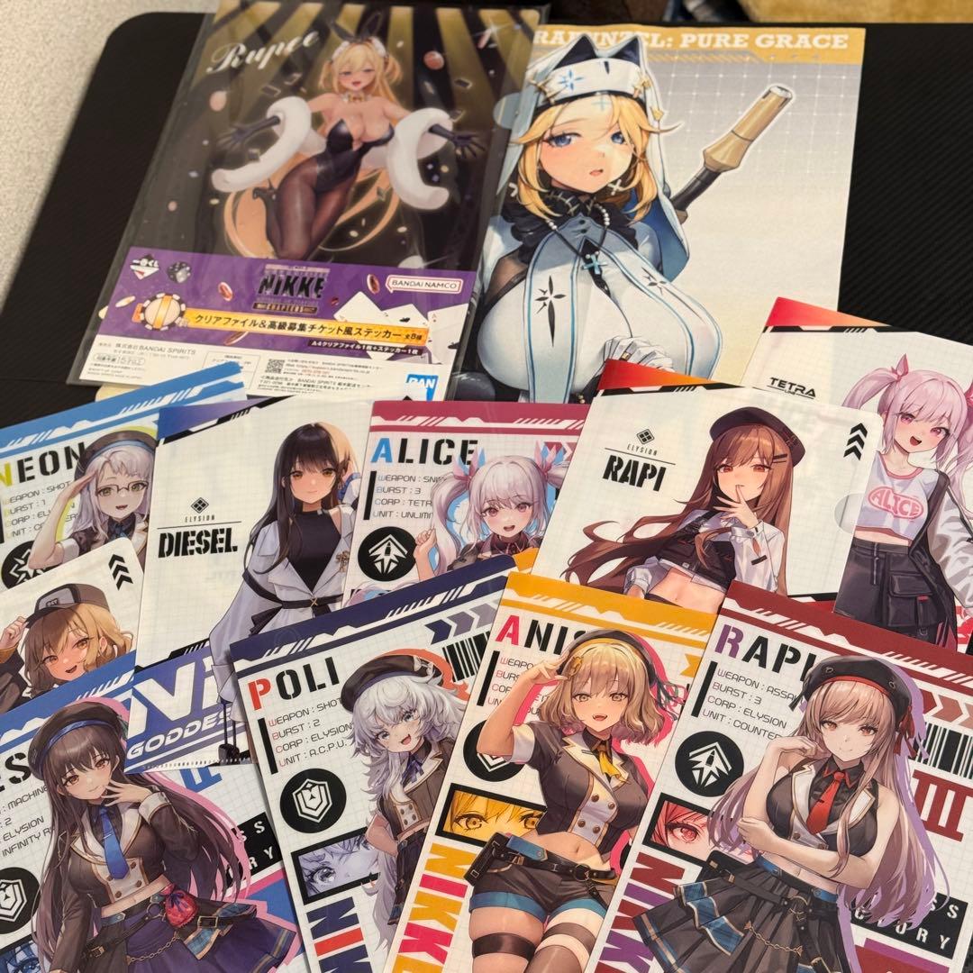 【未開封】勝利の女神NIKKE 一番くじ ブラン ノワール セット アクスタ付き