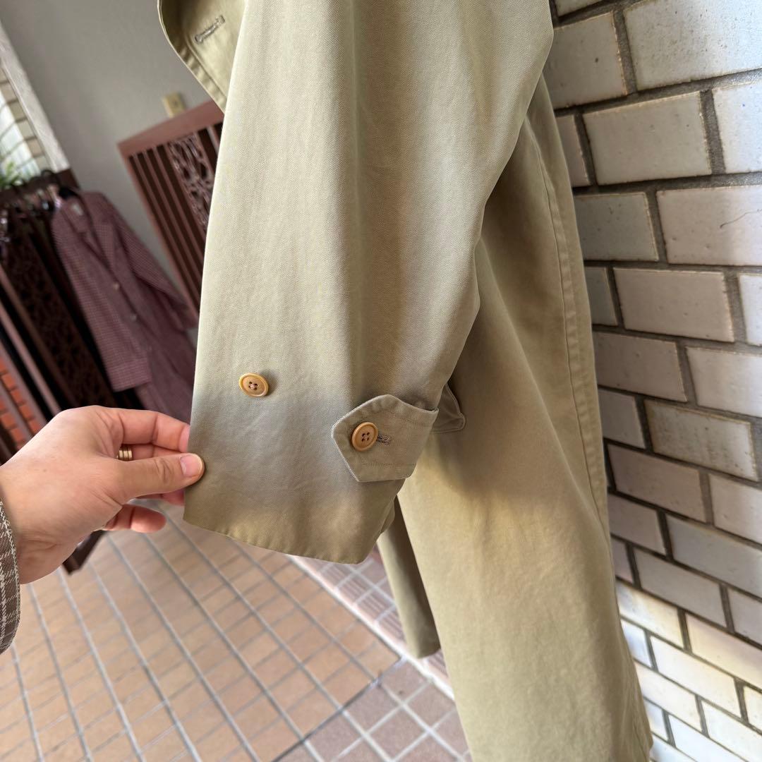 COMOLI コットンギャバダブルブレステッドコート