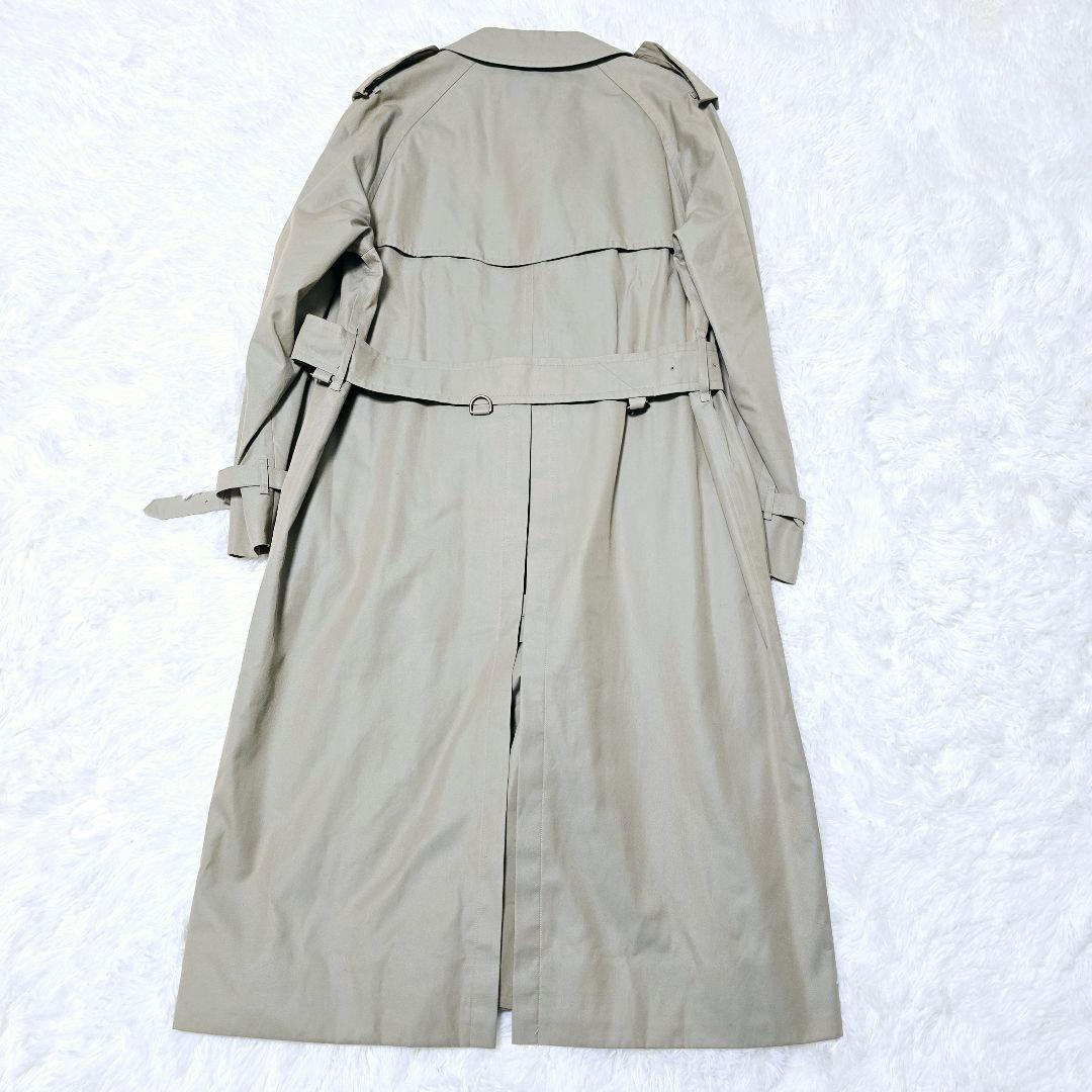 美品✨バーバリー トレンチコート ベルト カーキ 玉虫