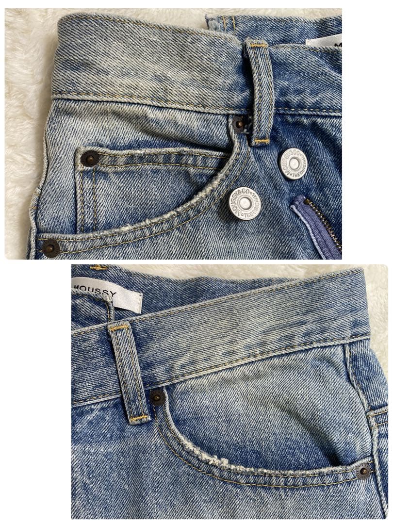 たまき　MOUSSY CROSS WAIST WIDESTRAIGHT 1