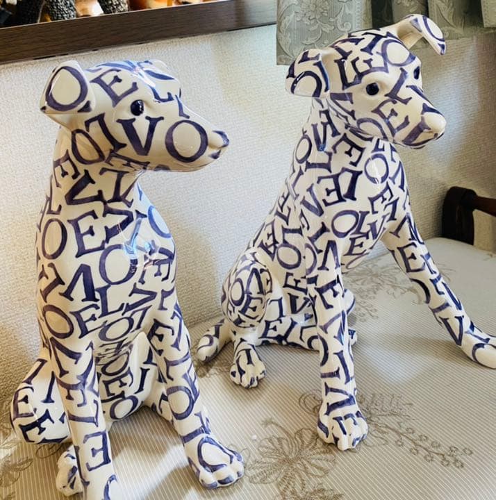 Emma Bridgewater ブリッジウォーター　犬　置物　LOVE