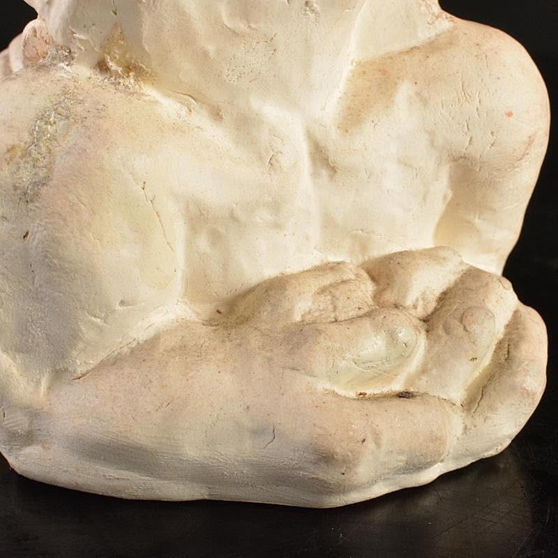 備前焼　落雁窯　古備前　白備前　置物　V　R7153