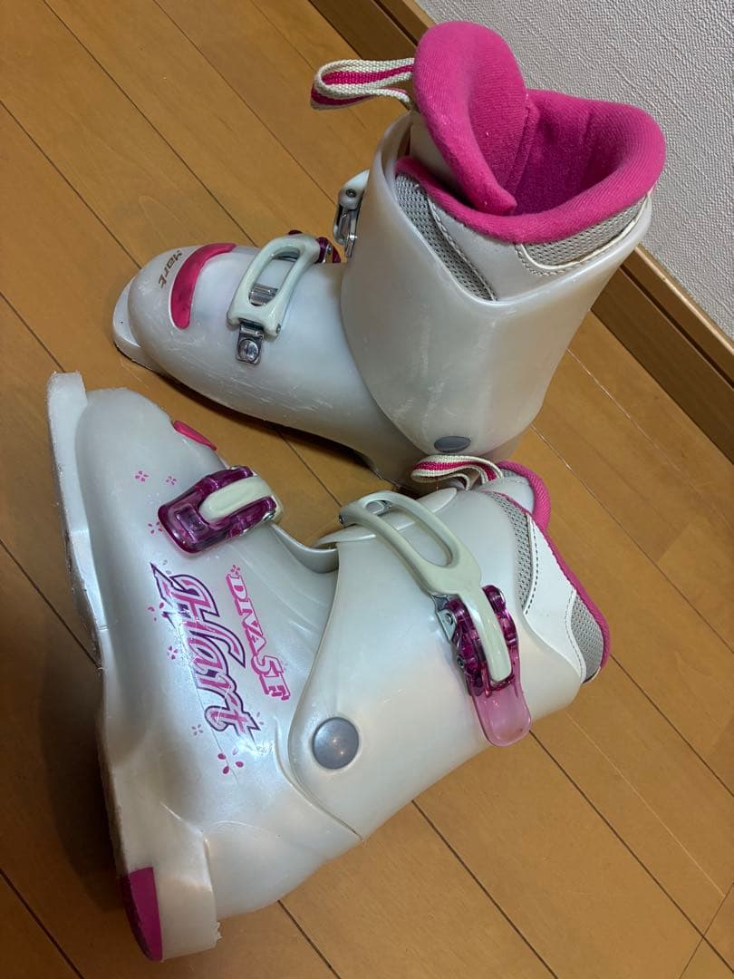 美品 子供用スキーセット 板110 靴19or21cm 身長105〜125cm用