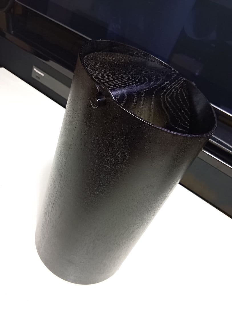 SAITO WOOD　サイトーウッド　モダン　ブラック　ウォールナット　ゴミ箱