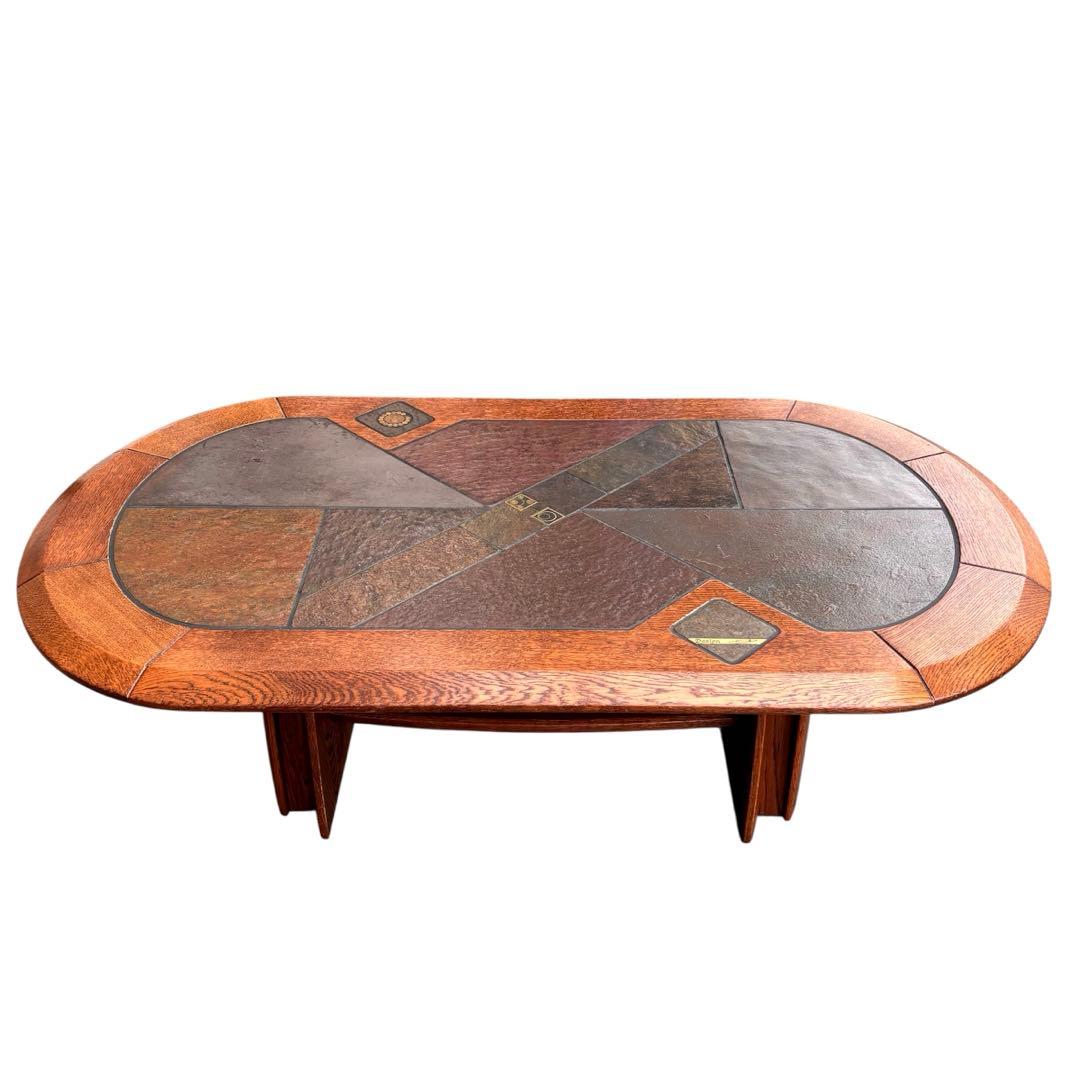 塩おにぎり様向け　希少 デザイン (ポールキンフマ) モザイクアートテーブル