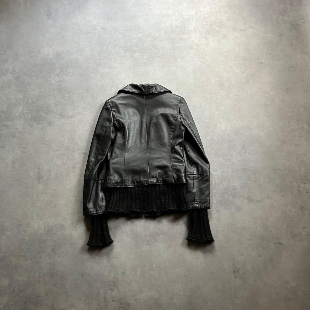 ジャケット・アウター 00s y2k archive docking lether jacket
