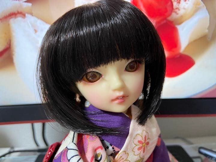 スーパードルフィー 幼SD ちか 箱無し洋服ウィッグセット