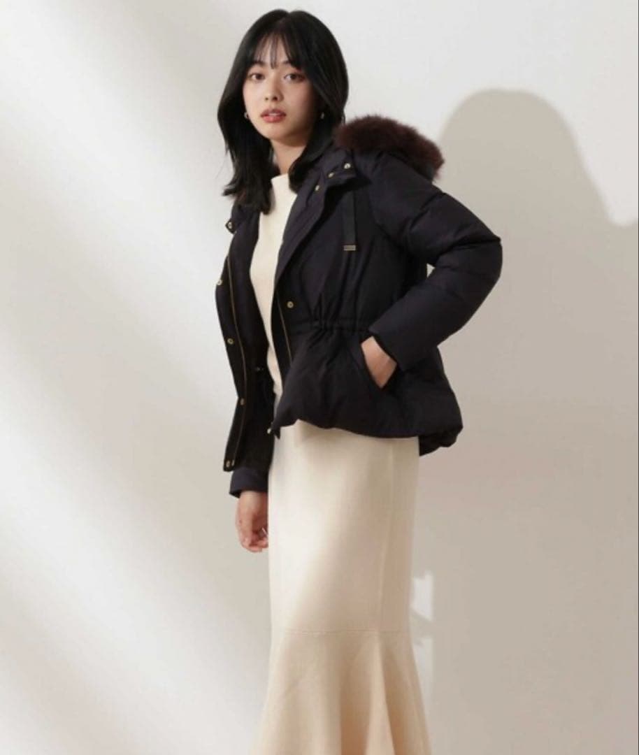 PROPORTION BODY DRESSING ウエストマークショートダウン