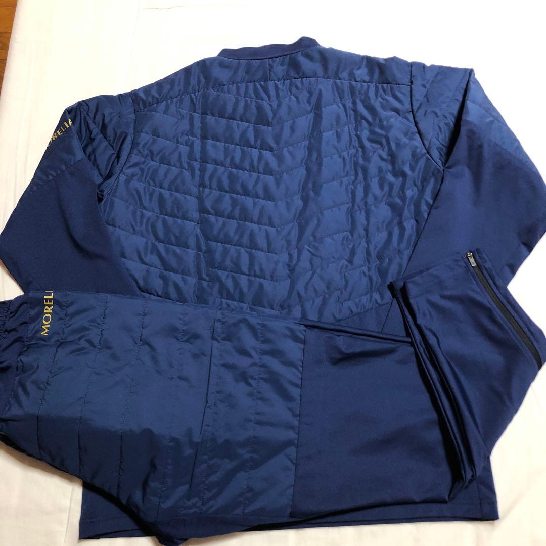Mizuno ミズノ　モレリア　ウォーマー　ネイビー　上下セットXL美品