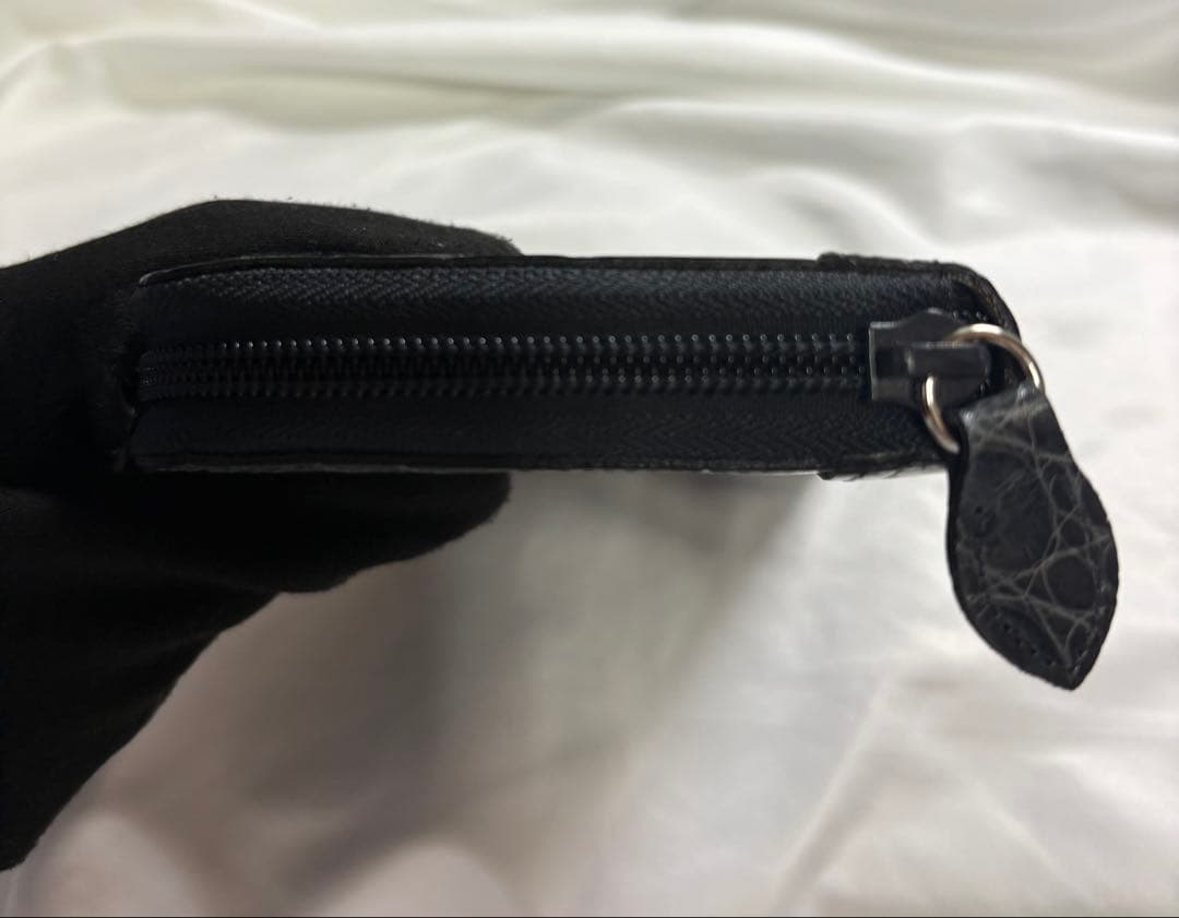 JRA認証 シャイニー　クロコダイル　メンズ長財布　新品 金運up