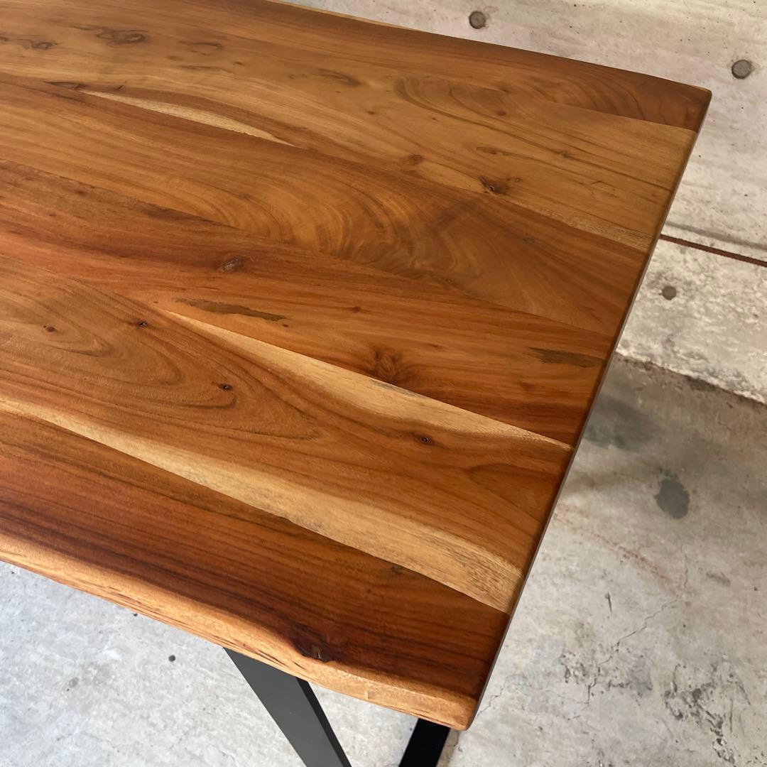 極美品　天然木　ダイニングテーブル　ミッドセンチュリー　インダストリー