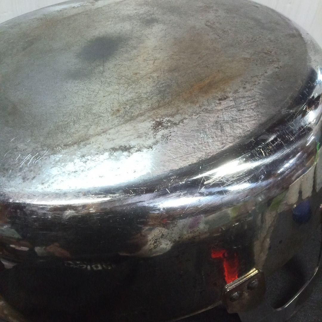 885.ステンレス製 /業務用 /大型鍋 /天ぷら/揚げ鍋 /43cm