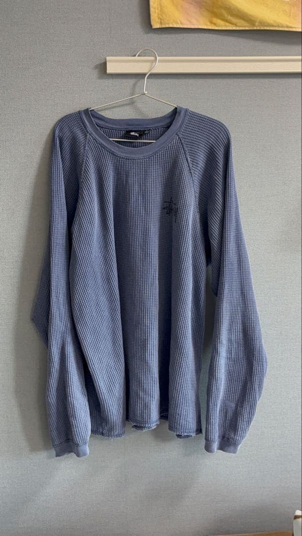 stussy thermal サーマル ロンT 長袖